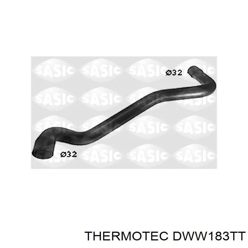 DWW183TT Thermotec шланг расширительного бачка верхний