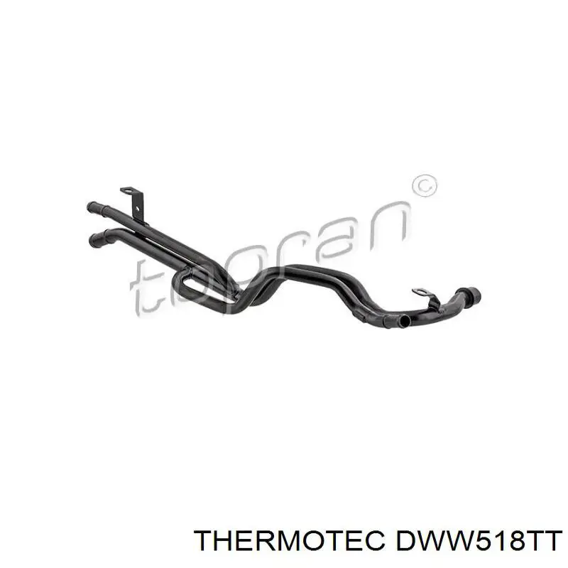 DWW518TT Thermotec Патрубок радиатора охлаждения нижний