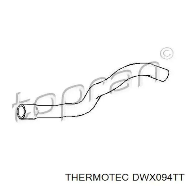 Шланг радиатора, нижний Thermotec DWX094TT цена, от 10.32 USD