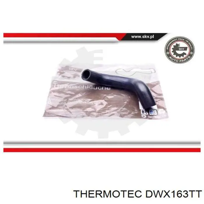 DWX163TT Thermotec шланг (патрубок радиатора охлаждения верхний)
