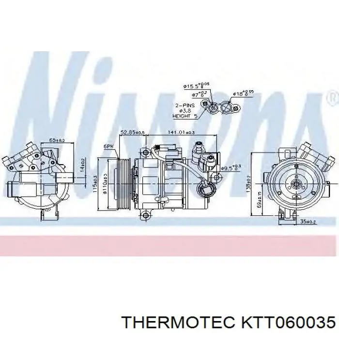 Клапан компрессора кондиционера MSG VA1042 цена, от 46.81 USD