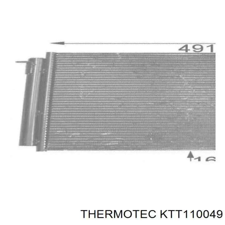 Купить KTT110049 Thermotec Радиатор системы охлаждения кондиционера