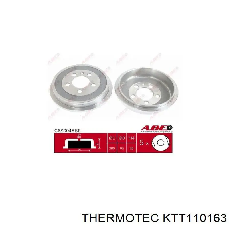 Радиатор охлаждения кондиционера Thermotec KTT110163