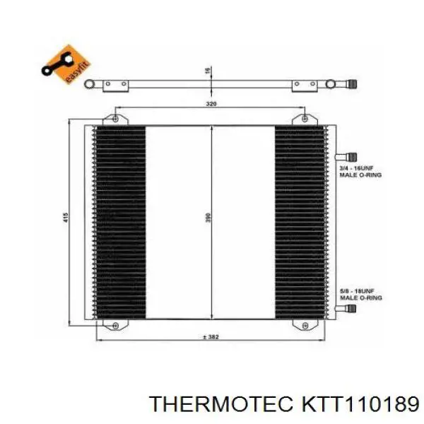 Конденсатор кондиционера Renault (RVI) 921000006R цена, от 73.68 USD