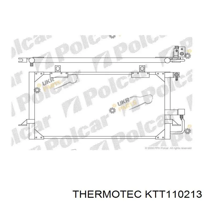 Радиатор кондиционера KTT110213 Thermotec