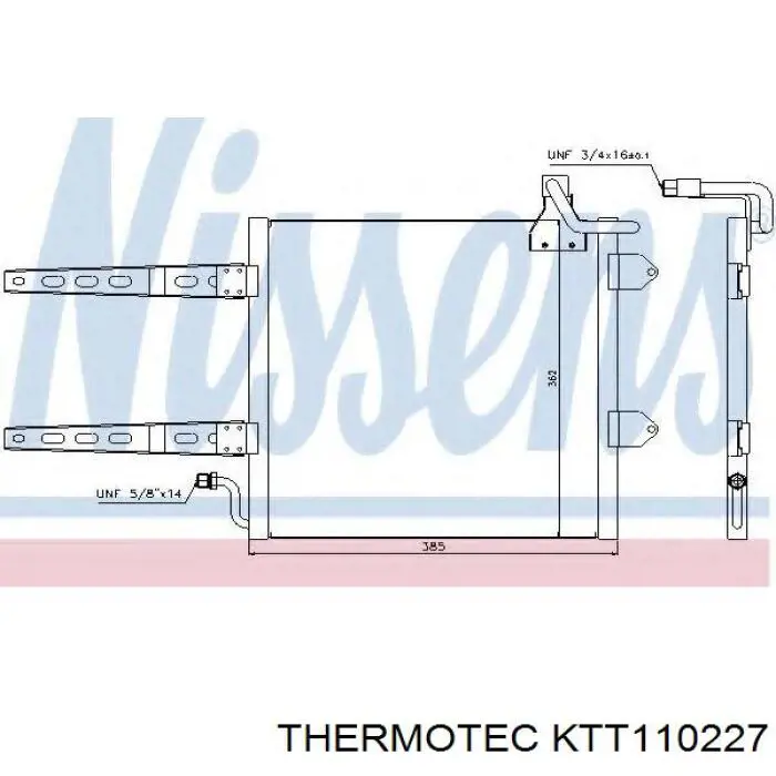 Радиатор охлаждения кондиционера Hart 606211