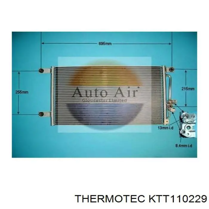 Конденсатор кондиционера Mahle Original AC483000S цена, от 59.61 USD
