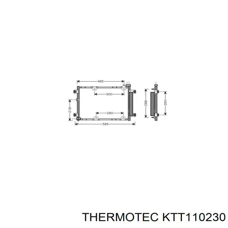 Конденсатор кондиционера Kamoka 7800629 цена, от 68.33 USD