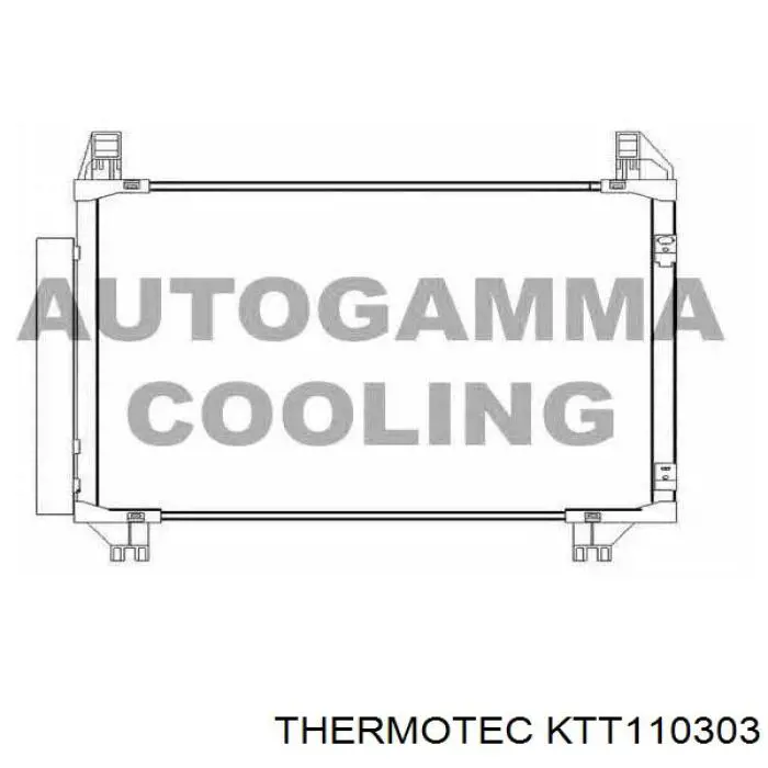 Радиатор охлаждения кондиционера Thermotec KTT110303