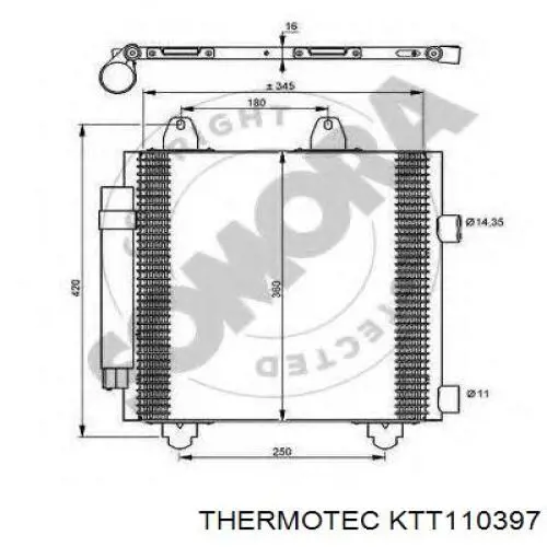 KTT110397 Thermotec Конденсатор
