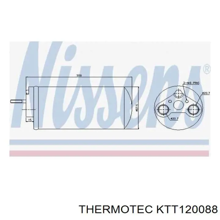 Осушитель кондиционера KTT120088 Thermotec