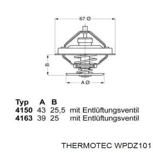 Купить WPDZ101 Thermotec Насос охлаждения