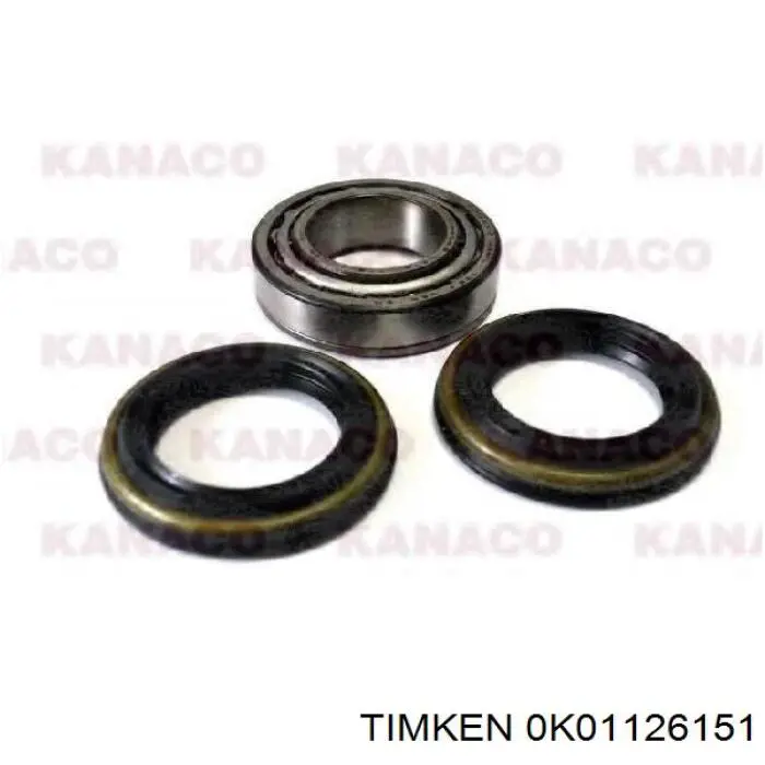 0K01126151 Timken Подшипник ступицы задней