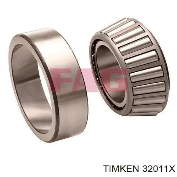 Cojinete de rueda delantero 32011X Timken