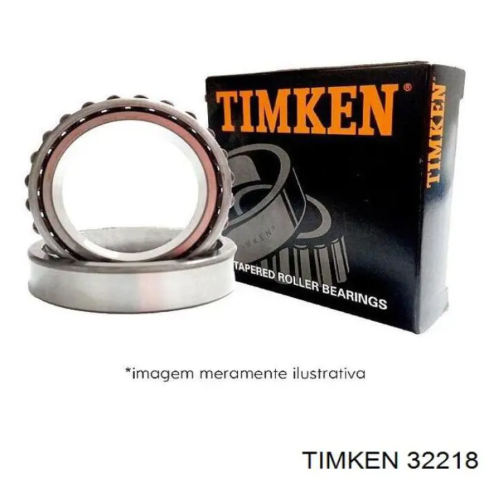 Подшипник ступицы задней TIMKEN 32218