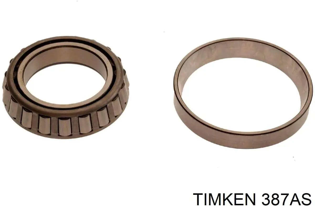 Подшипник полуоси заднего моста внутренний Timken 387AS цена, от 50.56 USD
