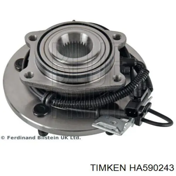HA590243 Timken Ступица колеса передняя