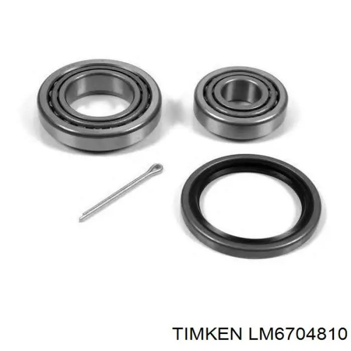 Подшипник ступицы передней внутренний LM6704810 Timken