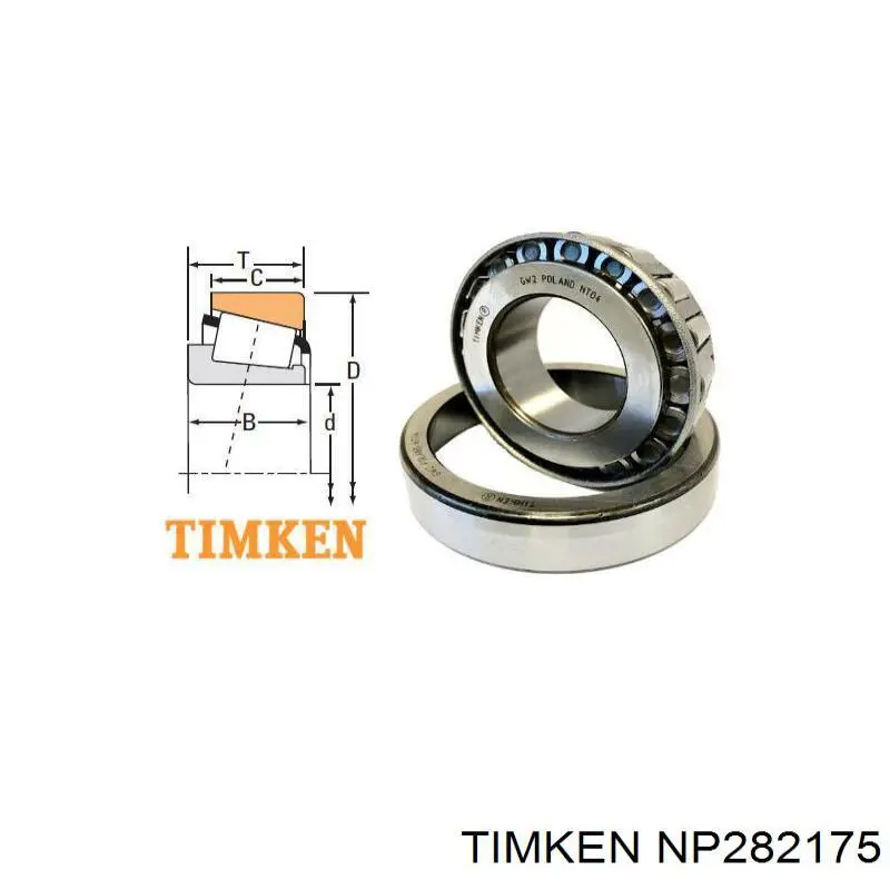 Купить NP282175 Timken 
