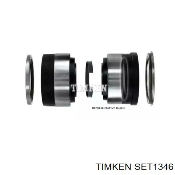 Комплект подшипника ступицы колеса Timken SET1346 цена, от 271.87 USD