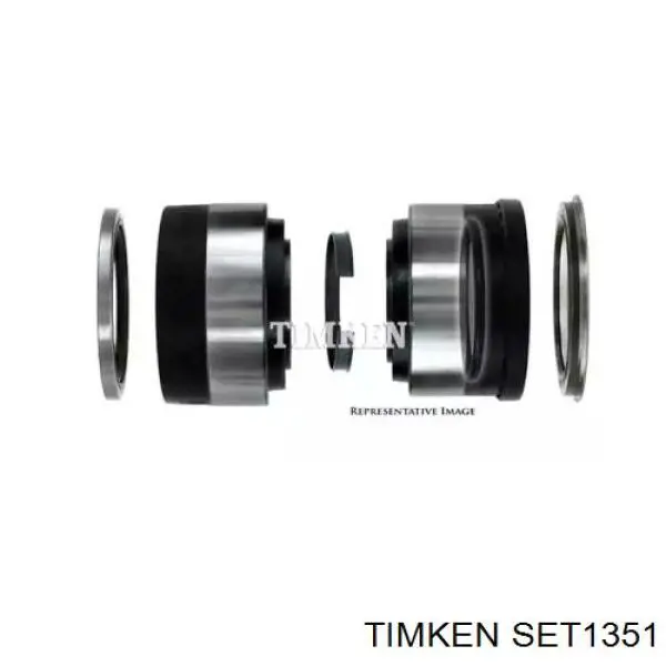 Комплект подшипника ступицы колеса Timken SET2351 цена, от 295.61 USD