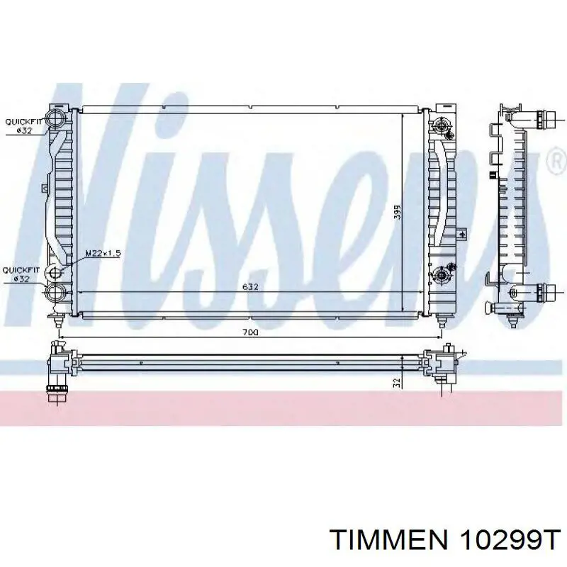 10299T Timmen радиатор