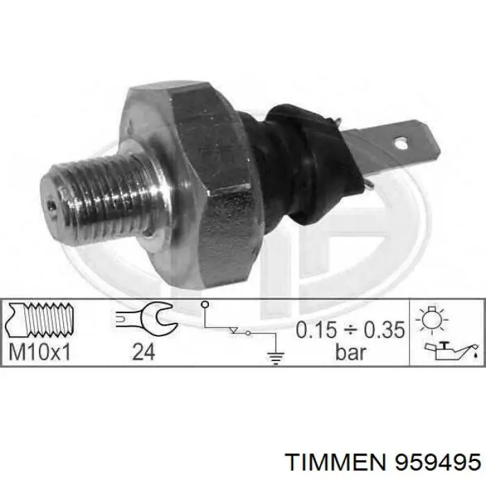 Датчик давления масла 959495 Timmen