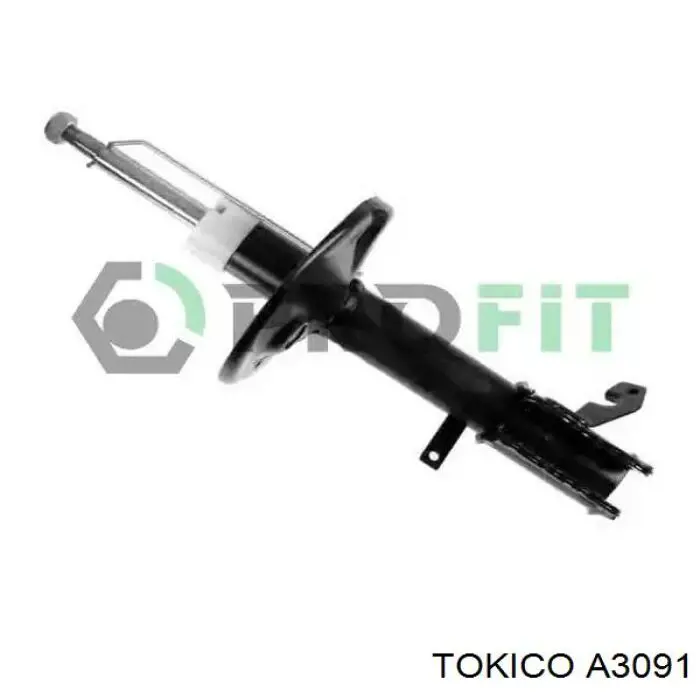 Стойка передняя левая Tokico A3091