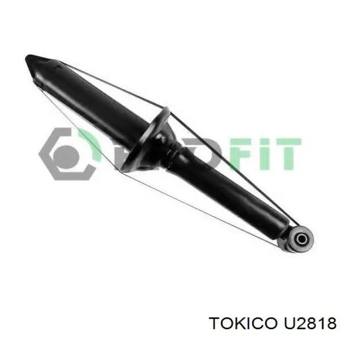 U2818 Tokico Амортизатор передний левый