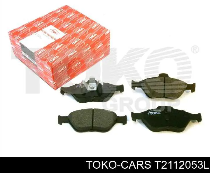 Передние тормозные колодки T2112053L Toko cars