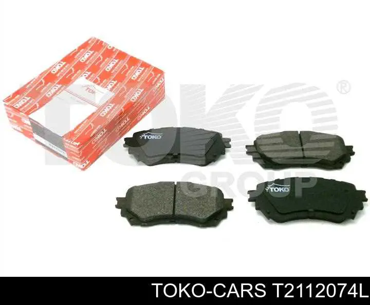 Передние тормозные колодки T2112074L Toko cars