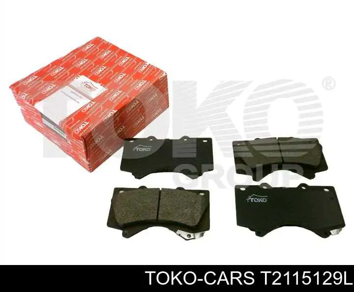 Передние тормозные колодки T2115129L Toko cars