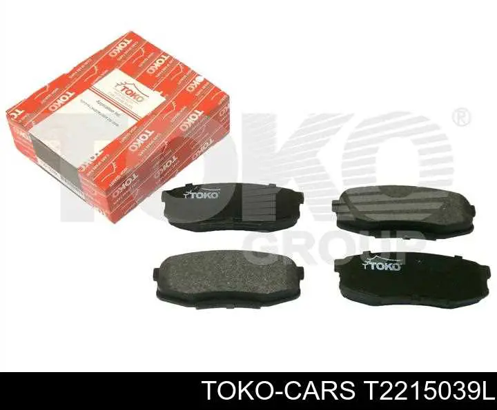 Задние тормозные колодки T2215039L Toko cars