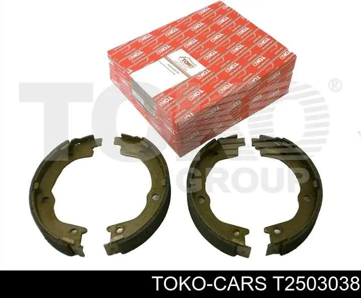 Колодки ручника T2503038 Toko cars