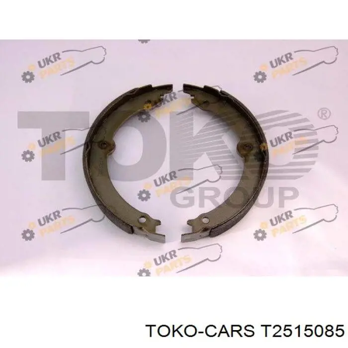 T2515085 Toko cars колодки ручника (стояночного тормоза)