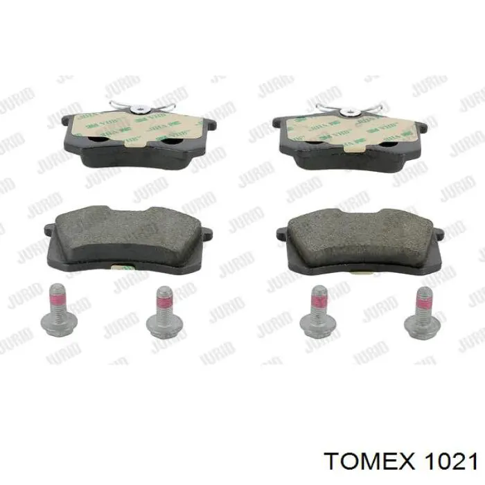 Купить 1021 Tomex Колодки тормозные