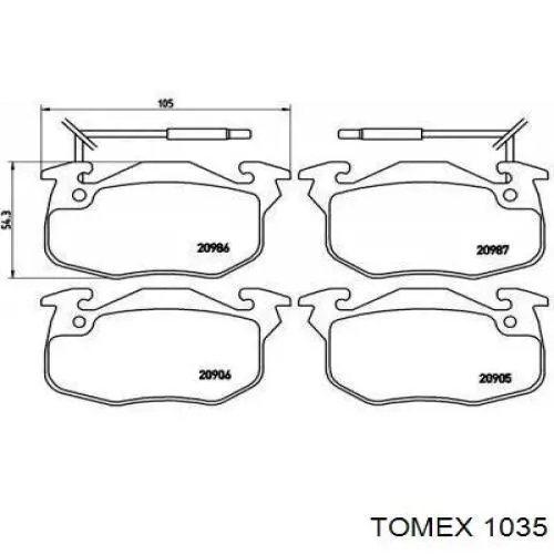 Тормозные колодки Jurid/Bendix 571911B
