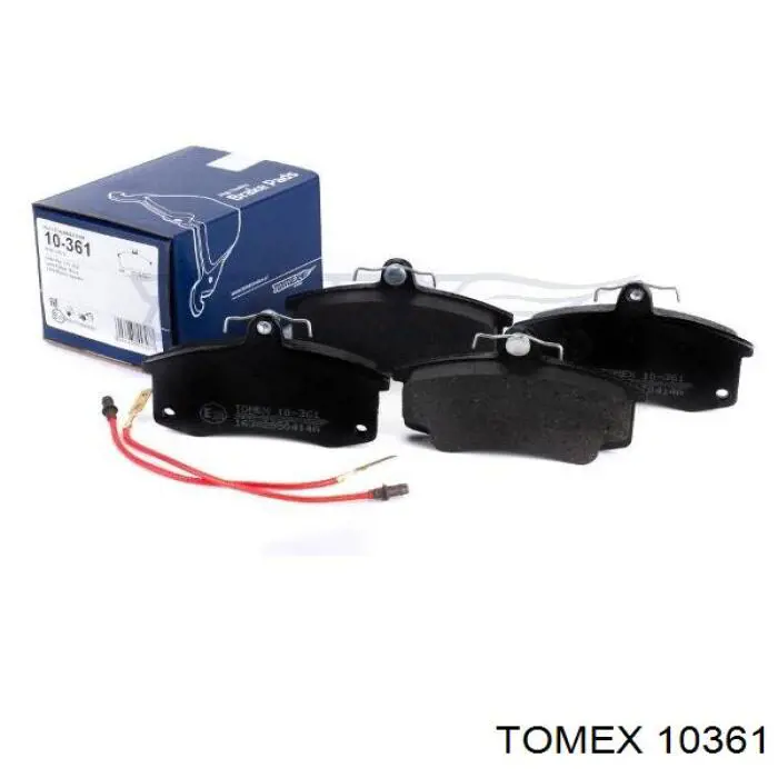 10361 Tomex колодки тормозные передние дисковые