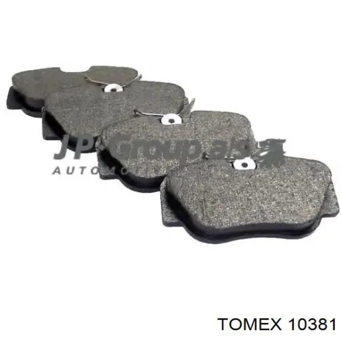 Тормозные колодки Tomex 10381
