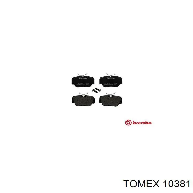 10381 Tomex Колодки передние