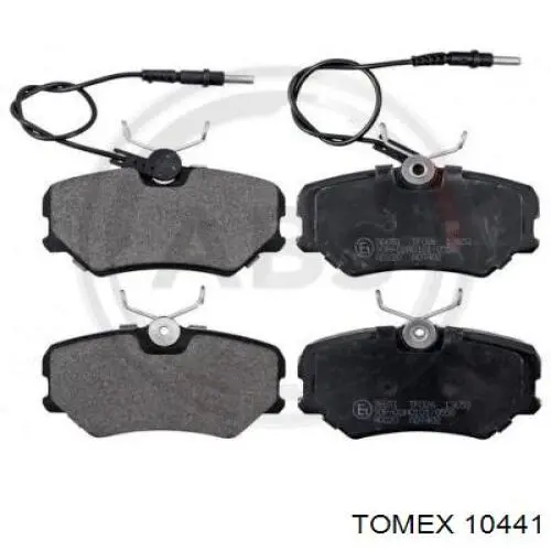 10441 Tomex передние тормозные колодки