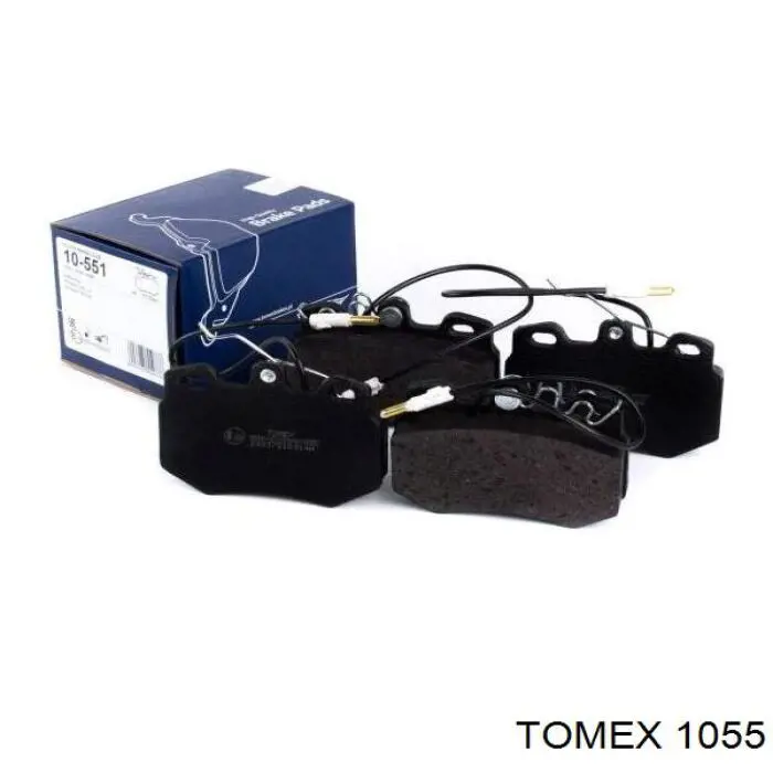 1055 Tomex передние тормозные колодки
