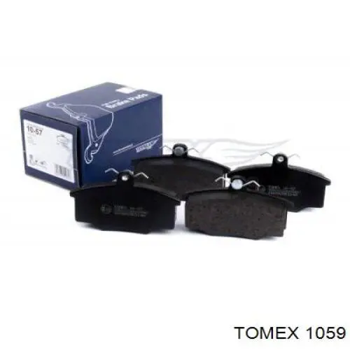 1059 Tomex колодки тормозные передние дисковые