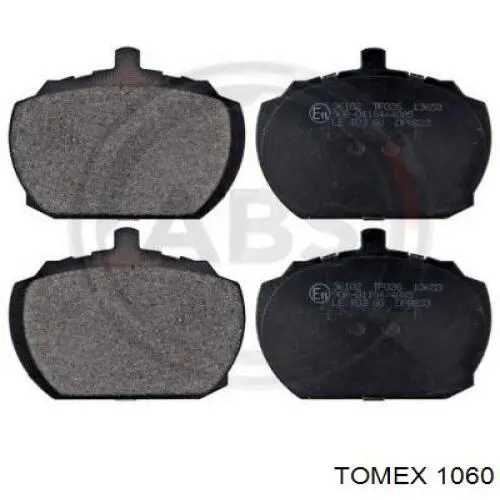 Передние тормозные колодки 1060 Tomex