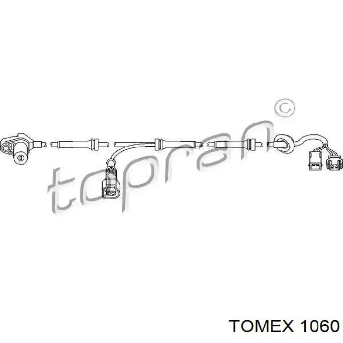TX1060 Tomex Колодки передние