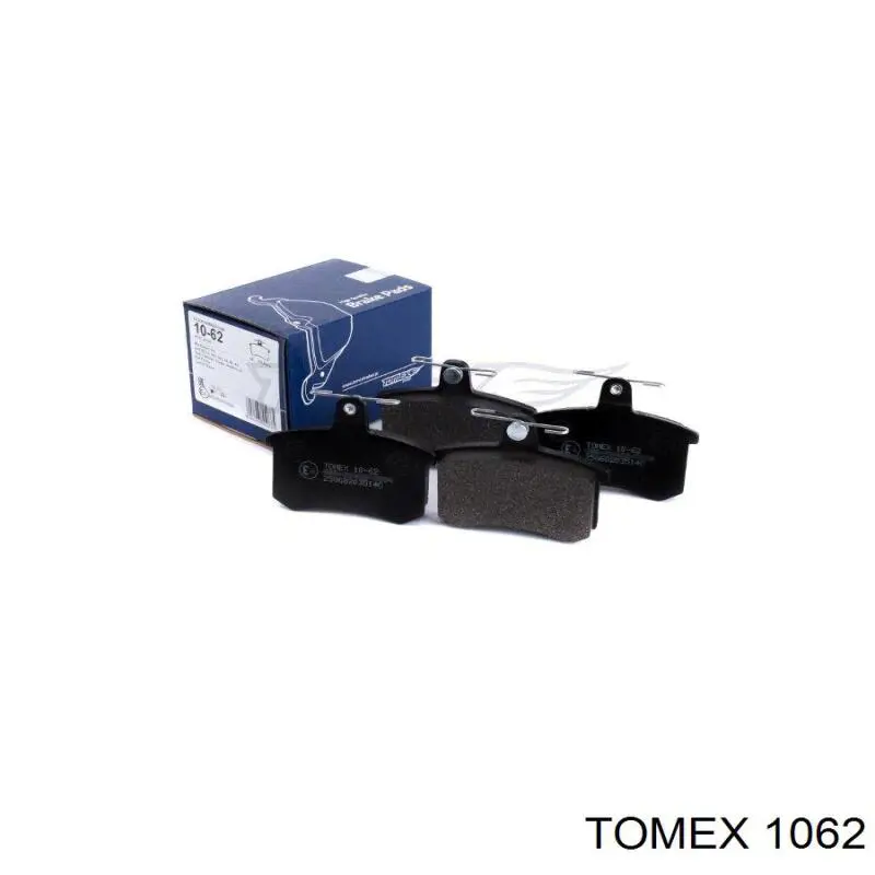 1062 Tomex колодки тормозные задние дисковые