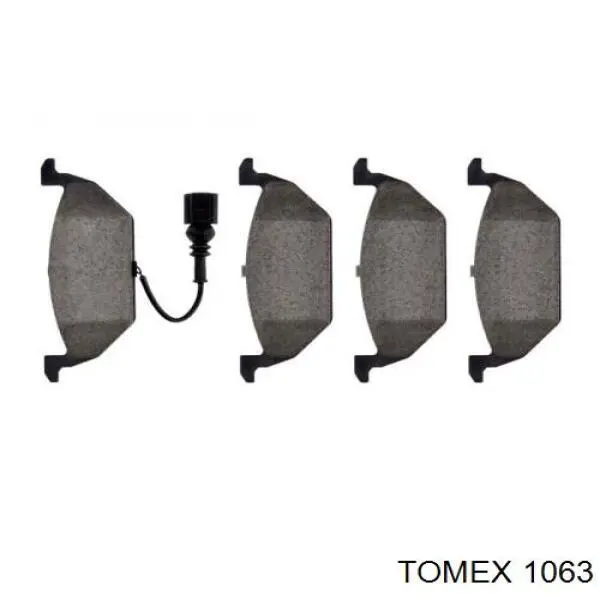 Купить 1063 Tomex Колодки тормозные