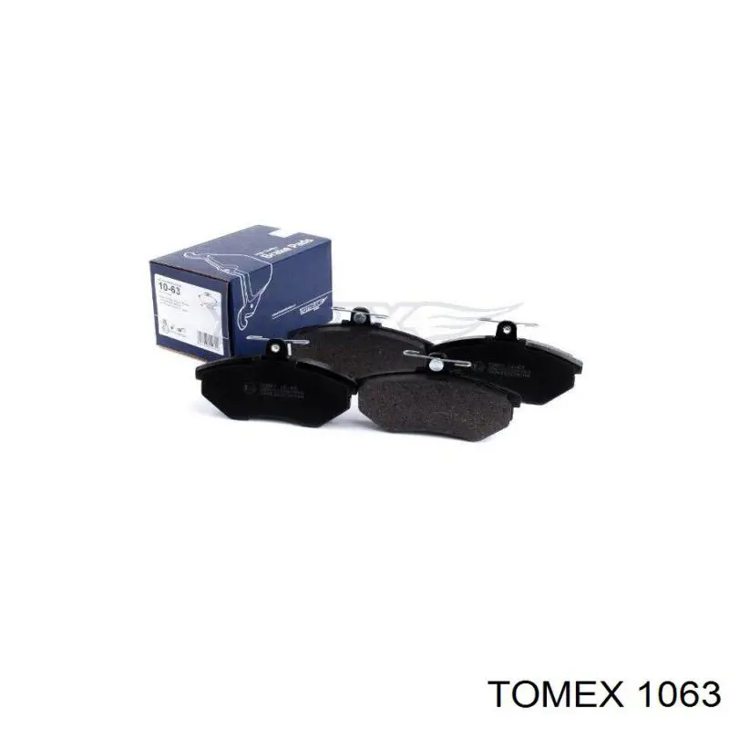 1063 Tomex колодки тормозные передние дисковые