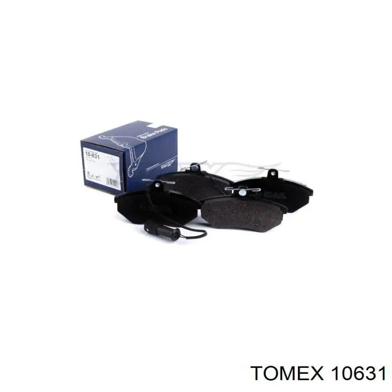 10631 Tomex колодки тормозные передние дисковые