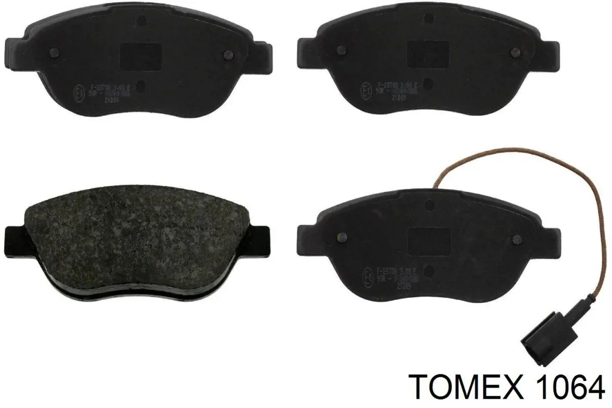 Передние тормозные колодки 1064 Tomex